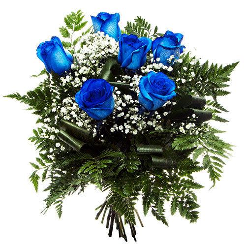 Ramo de rosas azules | Regalos originales | Flores Que Molan